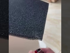 فیلتر گرد و غبار پلی اورتان اسفنج سیاه فلتر ضد شعله