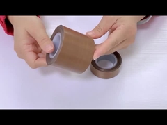 نوار فیبرگلاس PTFE برای بسته بندی خلاء 0.13 ~ 0.25mm فولاد چسبندگی 5.5N / 25mm