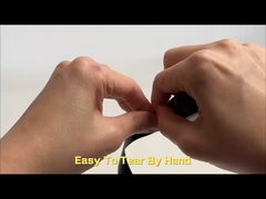 نوار عایق الکتریکی PVC سیاه با مقاومت 600 ولت ولتاژ بالا