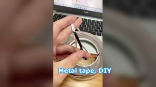 نوار فویل مسی با پشت سیاه 0.05-0.18 میلی متری حرفه ای برای پروژه های ویترای و لحیم کاری عالی