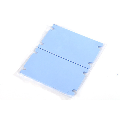خرید 0.3~10mm 2.5W/m·K صفحه سیلیکونی ضد نور LED رنگ آبی online manufacture