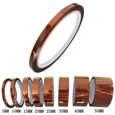 خرید نوار کاپتون 85 میکرون با محدوده دمای 260 درجه سانتیگراد و چسب سیلیکونی برای کاربردهای دمای بالا تولید آنلاین