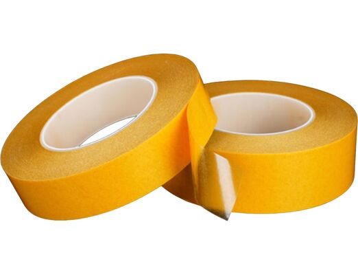 خرید نوار چسب دو طرفه فوق نازک ساخته شده از PET شفاف برای اتصال صنعتی مقاوم در برابر گرما و تثبیت سطح تولید آنلاین