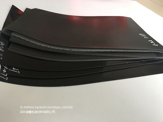 خرید فوم پلی اورتان 0.7 میلی متری مشکی SGS SR-S-15P فوم اورتان با پشتیبانی از PET تولید آنلاین