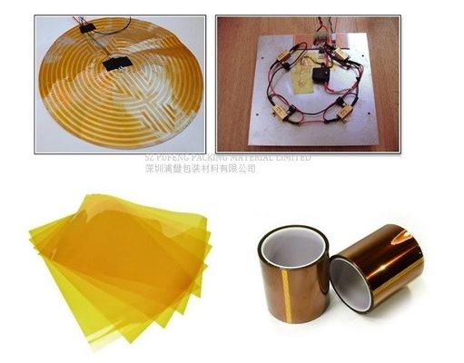 خرید چسب سیلیکونی نوار کاپتون با دمای بالا 500 میلی متر 25 میکرون online manufacture