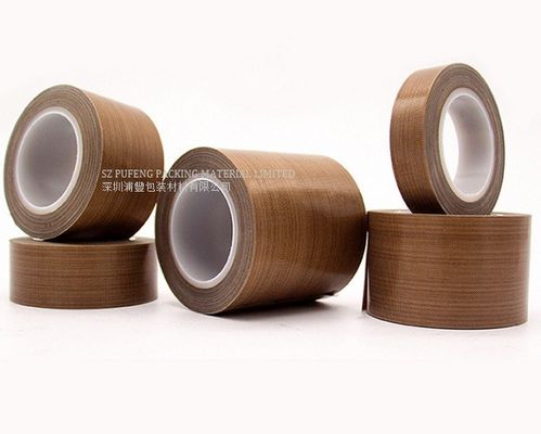 خرید نوار چسب شیشه ای PTFE سطح صاف 0.22 میلی متر تمیز کردن آسان تولید آنلاین