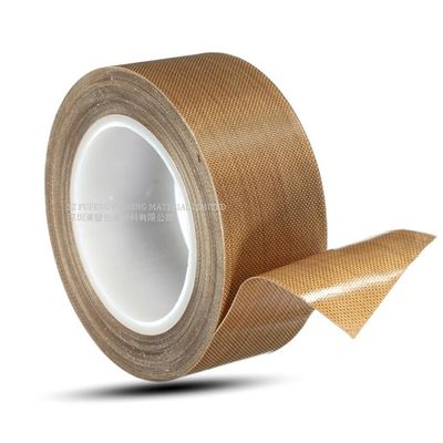 خرید نوار بسته بندی 0.18mm PTFE چسب بسته بندی ، نوار چسب فایبر گلاس RoHS online manufacture