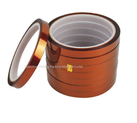 خرید رول نوار چسب چپک دار ضد گرما از فیلم پلی آمید با قدرت کششی 20N/25mm online manufacture