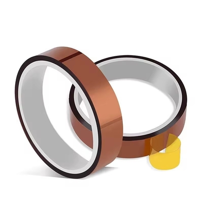 2نوار پلی آمبر چسب چپک سیلیکونی.2N/25mm برای کاربردهای دمایی