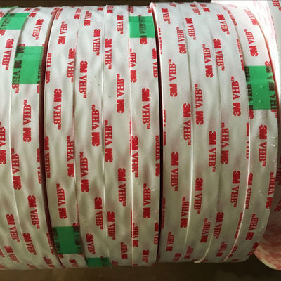 3M4930 نوار چسب دو طرفه مقاوم در دمای بالا VHB با ویسکوزیته فوق العاده قوی برای پیوند پلاستیکی شیشه فلزی