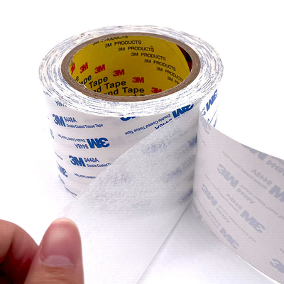 3M9448A کاغذ پنبه دو طرفه نوار آکریلیک بدون اثر برش باریک
