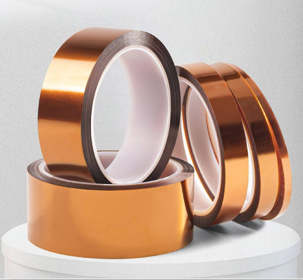 نوار پولیمید کاپتون 50μm، چسب سیلیکونی، طراحی شده برای دمای بالا تا 260°C