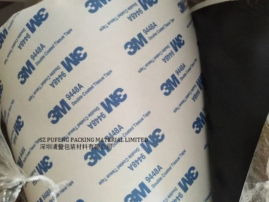 9448A 3M نوار چسب اکریلیک دو طرفه مقاوم در برابر حرارت، نوار بافتی غیر بافته شفاف
